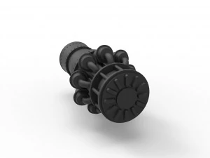 Jet engine 3D Print Model