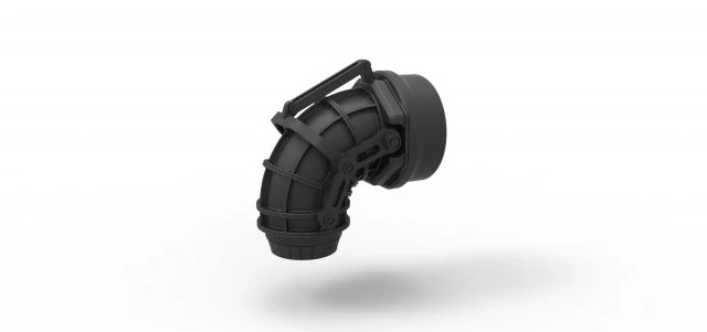Jet nozzle 3D Print Model .c4d .max .obj .3ds .fbx .stl .blend 