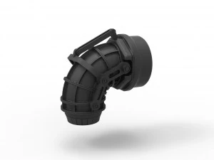 Strahld&uuml;se 3D Druckmodell