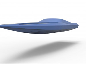 Model speed boat hull scale 1 to 24 3D प्रिंट मॉडल