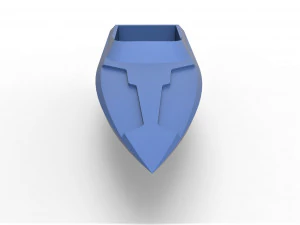 Model speed boat hull scale 1 to 24 3D Print Model