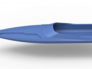 Model speed boat hull scale 1 to 24 3D प्रिंट मॉडल