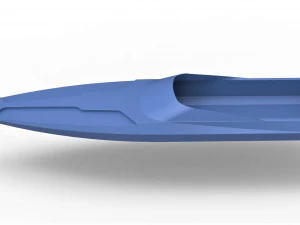 Model speed boat hull scale 1 to 24 3D Print Model