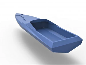 Model speed boat hull scale 1 to 24 3D Print Model