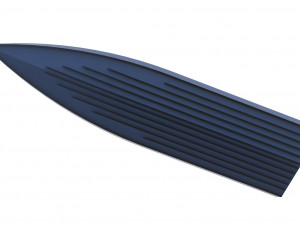 Model speed boat hull scale 1 to 24 3D प्रिंट मॉडल