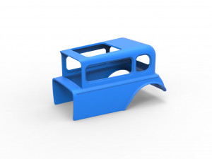 Shell model for hot rod mud dragster scale 1 to 12 Modèles 3D en vedette