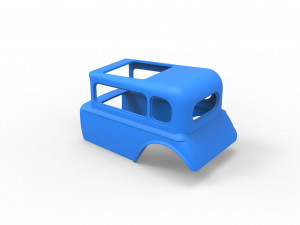 Shell model for hot rod mud dragster scale 1 to 12 3Dプリントモデル