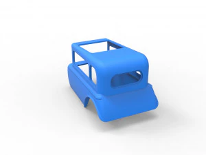 Shell model for hot rod mud dragster scale 1 to 12 3D Print Model