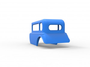 Shell model for hot rod mud dragster scale 1 to 12 3Dプリントモデル
