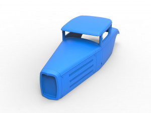 Shell model for hot rod scale 1 to 24 3D Print Model