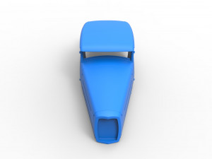 Shell model for hot rod scale 1 to 24 3D Print Model