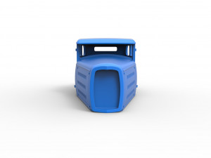 Shell model for hot rod scale 1 to 24 3D Print Model