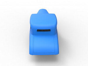 Shell model for hot rod scale 1 to 24 3D Print Model