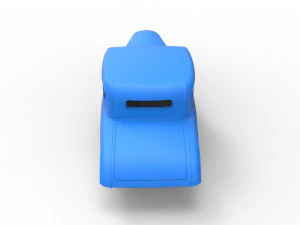 Shell model for hot rod scale 1 to 24 3D Print Model