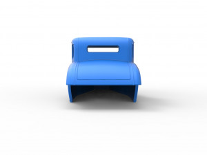 Shell model for hot rod scale 1 to 24 3D Print Model