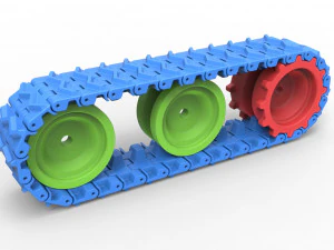 Traccia per modellini giocattolo Modello di stampa 3D