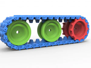 Track for toy models 3D Print Model