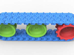 Track for toy models 3D Baskı Modeli