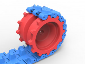 Track for toy models 3D Baskı Modeli