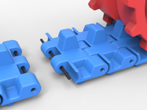 Track for toy models 3D Baskı Modeli