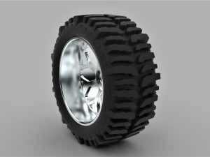 Offroad wheel for lifted trucks 3D Model