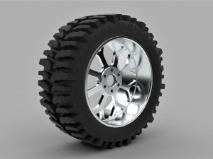 Offroad wheel for lifted trucks 3D Model
