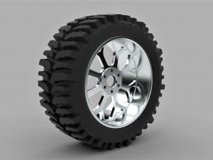 Offroad wheel for lifted trucks 3D Model