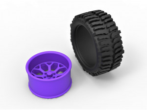 Offroad wheel for lifted trucks Modèles 3D en vedette