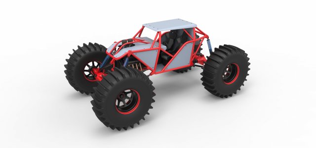 Mud bogger Modèle 3D .c4d .max .obj .3ds .fbx .stl .blend 