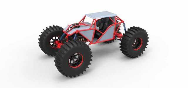 Mud bogger 3D Model .c4d .max .obj .3ds .fbx .stl .blend 