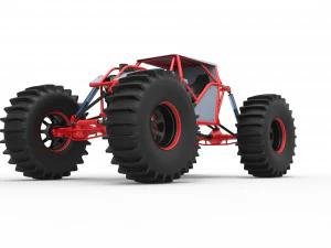 Mud bogger 3D Model