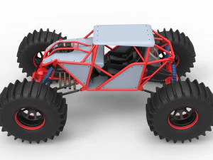 Mud bogger 3D Model