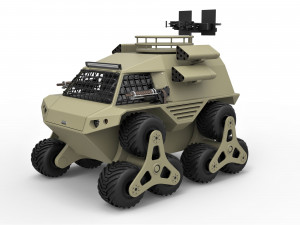 Concept truck for zombie apocalypses 3D Model
