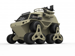 Concept truck for zombie apocalypses 3D Модель