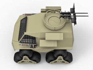 Concept truck for zombie apocalypses 3D Модель