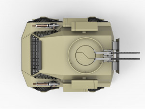 Concept truck for zombie apocalypses 3D Модель