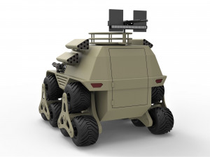 Concept truck for zombie apocalypses 3D Модель