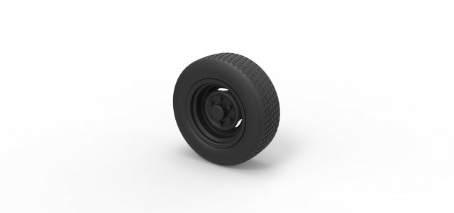 Car wheel 2 3D Принт Модель .c4d .max .obj .3ds .fbx .stl .blend