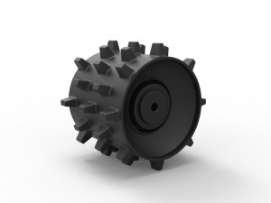 Compactor wheel 3D Принт Модель