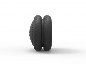 Double wheel 1 3D Print Model