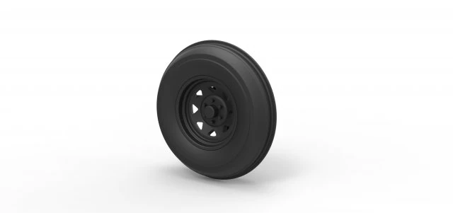 Front wheel for dune buggy 3D Print Model .c4d .max .obj .3ds .fbx .stl .blend