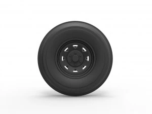 Front wheel for dune buggy 3D Print Model