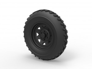 Front wheel for dune buggy 2 3D 프린트 모델
