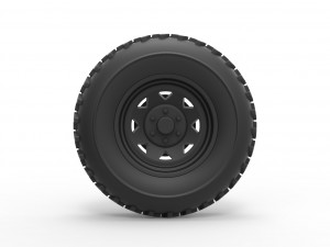 Front wheel for dune buggy 2 3D 打印模型