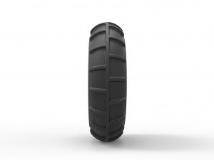 Front wheel from dirt dragster 3Dプリントモデル