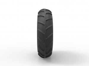 Front wheel from mud dragster 3D Baskı Modeli