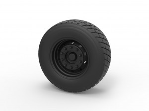 Front wheel from truck 3D Print Model