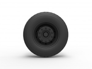 Front wheel from truck Modèles 3D en vedette