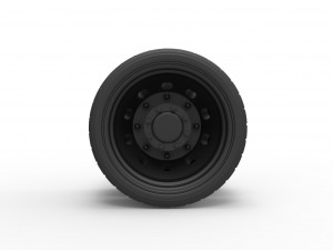 Low profile double wheel 3D 프린트 모델
