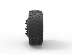 Low profile wheel 3D Print Model
